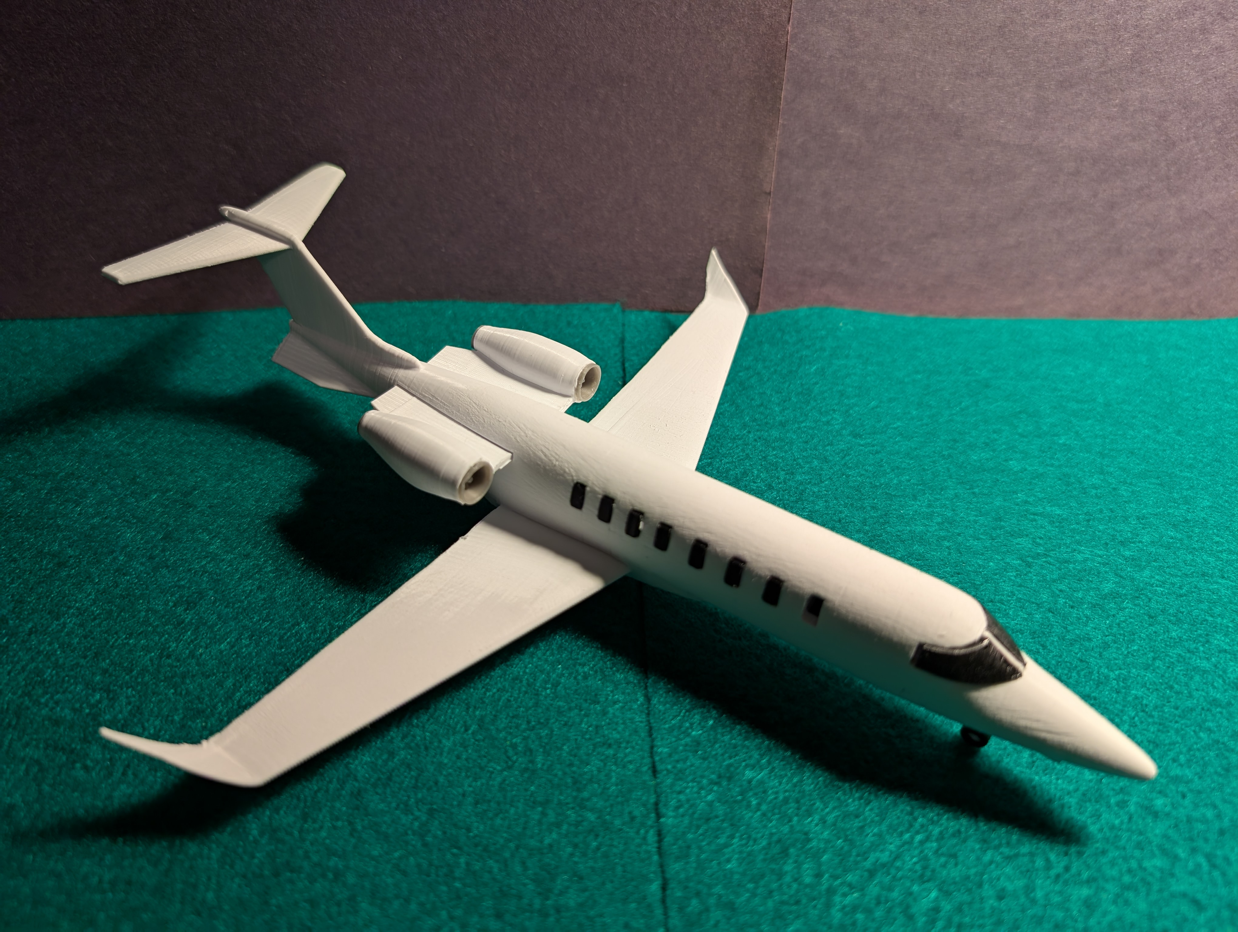 HO 1:87 scale Lear Jet 75 Bombardier business Jet